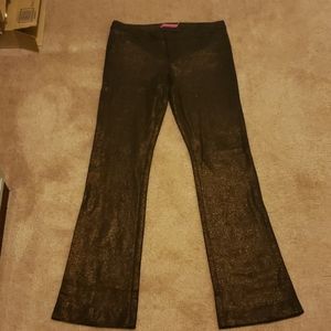 Alice & Olivia Shimmery Bronze Pants